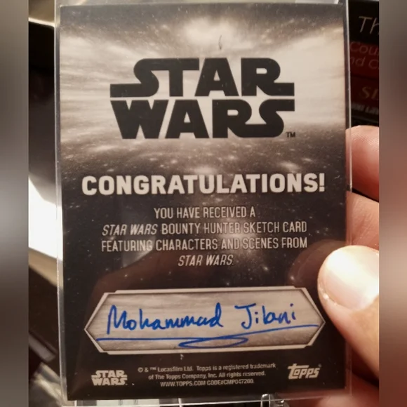 Star Wars Greedo Sketch Card - Picture 6 of 16